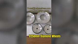 İzle: D250mm Camsı ve Reçine Bağlanmış Tekerlekler Vitrini