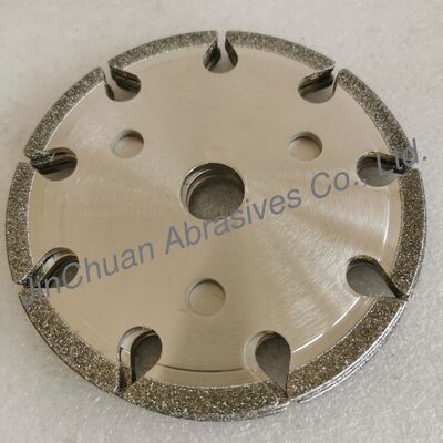 Electroplated Diamond Grinding Wheel 105/125/145mm for Sharpening Steel Chainsaw Chains