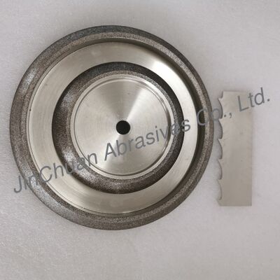 Electroplated CBN Sharpening Wheel with Tooth Pitch 22mm and Inner Hole 25.4mm for Band Saw Blade