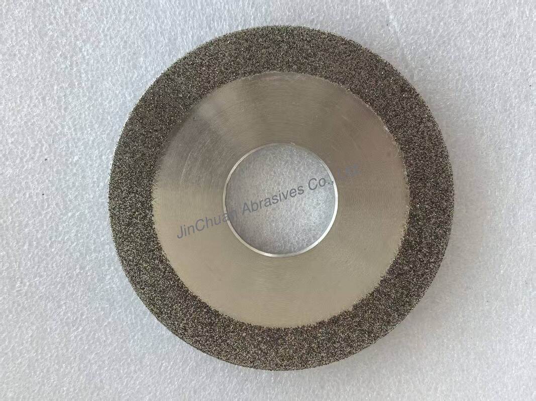 Electro CBN Grinding Wheel With Amber Color Cbn Electroplated Grinding Disc