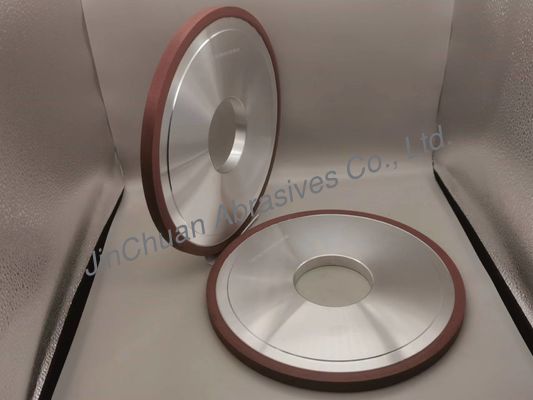 Tungsten Karbür Bıçak için 250 * 76.2 * 12 * 10mm Reçine Gümrüklü Elmas Taşlama Tekerleği