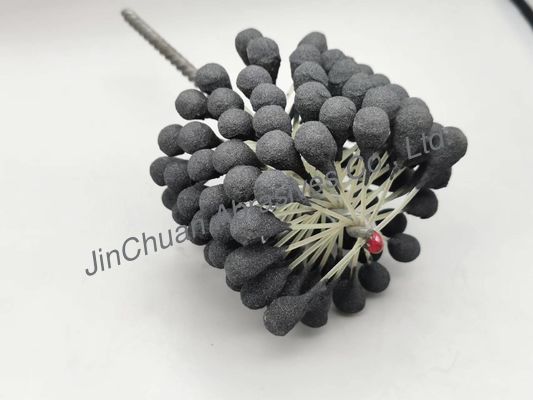 100 * 80 * 200mm Silindir Bilyalı Delikler Temizleme ve Bitirme İçin Esnek Honlama Fırçası