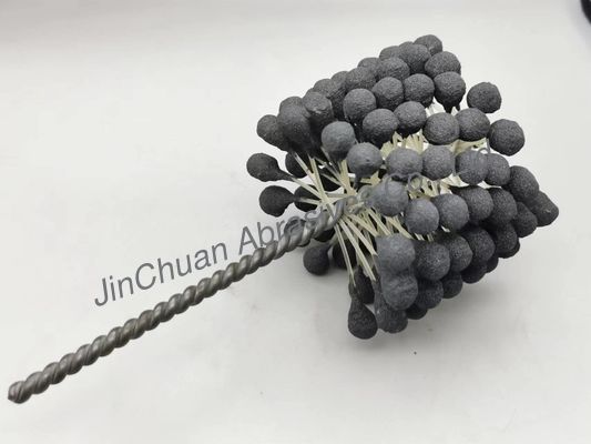 100 * 80 * 200mm Silindir Bilyalı Delikler Temizleme ve Bitirme İçin Esnek Honlama Fırçası