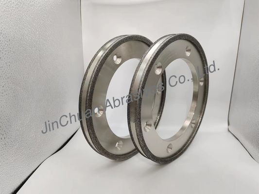 Elektrikli Bağlı CBN Dökme Demir Dökme Çarkı 6 Delikli Elmas Dökme Disk 254mm