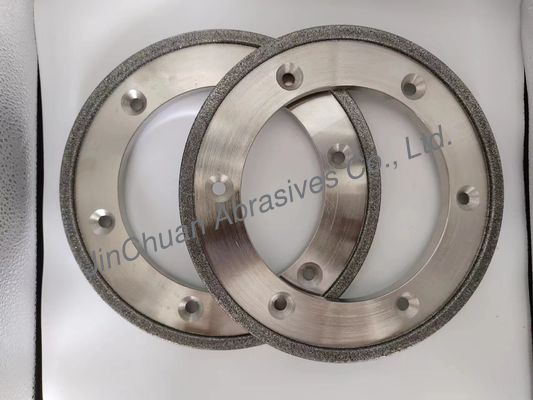 Elektrikli Bağlı CBN Dökme Demir Dökme Çarkı 6 Delikli Elmas Dökme Disk 254mm