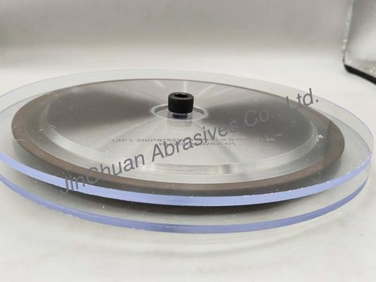 R0.8mm 200mm Rein Bağlı Dökme Tekerleği CBN Keskinleştirme Tekerleği