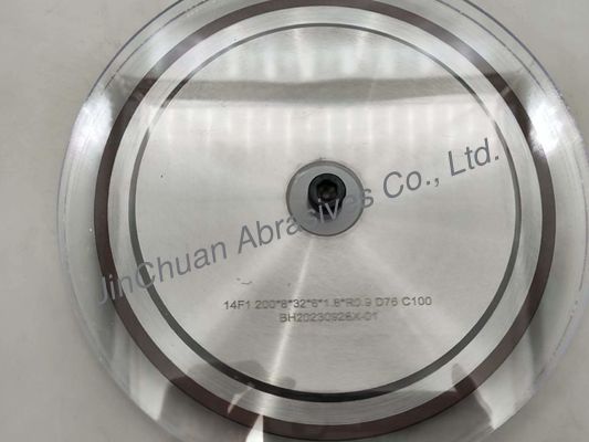 R0.9 14A1 Karbid aletleri öğütmek için reçine bağlı elmas tekerlekler