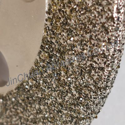 150 mm çaplı, ağırlığı azaltan delikleri olan elektroplastralı CBN öğütme tekerleği