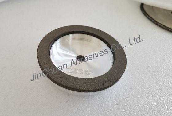 6A2 Otomobil fren diskleri öğütmek için düz kupa tipi reçin CBN öğütme tekeri