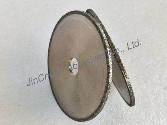200 mm 4.5 mm kalınlığı Elektroplastralı Bağlı CBN Tekerlekleri Fluting ve Slotting için