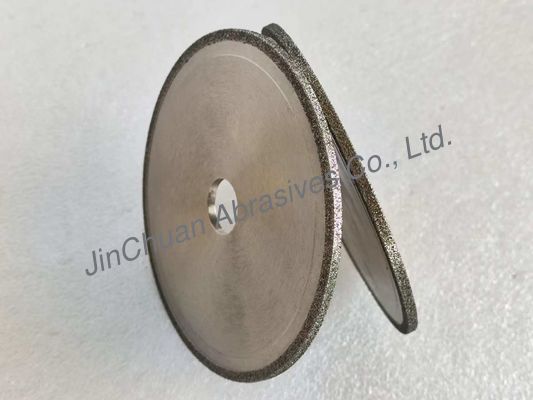200 mm 4.5 mm kalınlığı Elektroplastralı Bağlı CBN Tekerlekleri Fluting ve Slotting için