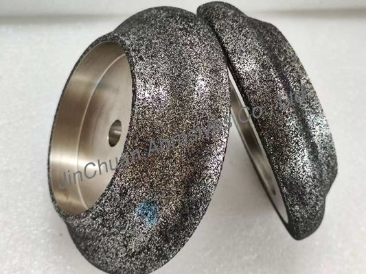 Elektroplastrasyonlu CBN Döşeme Tekerleği Bant Çakma Bıçağı Çelik Vücut Diametresi 127mm