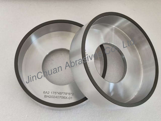 6A2 HSS Çelik için reçine öğütme tekerleği Cbn öğütme diski 175mm