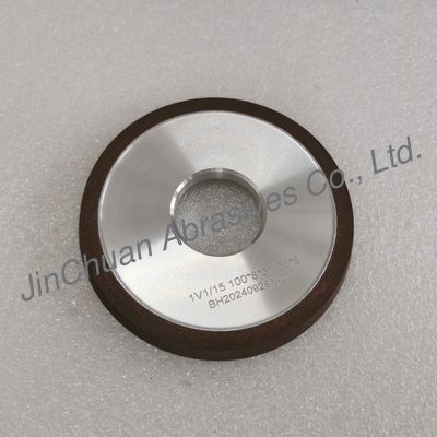 1V1/15° 100*8*31.75*6mm D91 C125 Islak öğütme reçine bağları Elmas öğütme tekeri