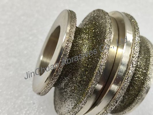 Özelleştirilebilir Elektroplasterli Elmas Döşeme sıradan öğütme tekerlekleri Tekerlekler