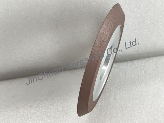 1V1 45 derece Reinoid Elmas Tekerleği 100mm Islak Çalışma reçine bağlanmış Elmas Tekerleği