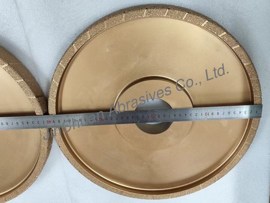 400mm Kaba Taneler Vakum Lehimlenmiş Diamong Çarkı D25/30 dökme demir için öğütme tekerleği
