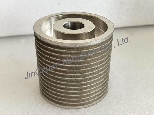 Özel Boyut ve Şekil Amber Rengi Elektroplaçlı Bağlı Cbn Tekerlekler Döşeme ve Kesme İçin