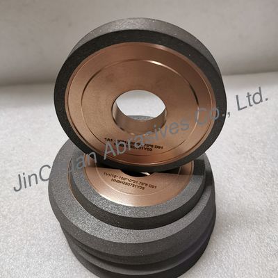 reçine ve metal hibrit bağ 1V1/15° 100*10*31.75*6 mm D91 Karbid aletleri ve yüksek hızlı çelik aletleri işlemek için elmas öğütme tekeri