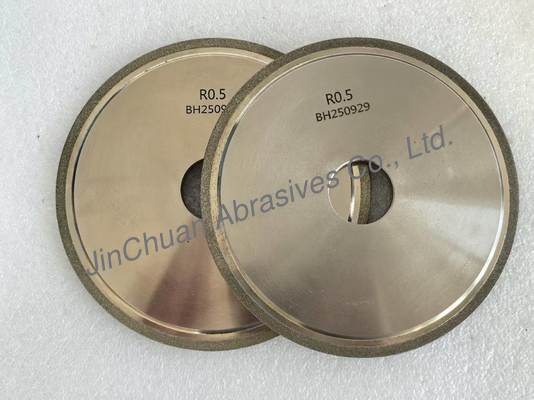 R0.5 Round Profile Wheel As Electroplated Diamond Grinding Wheels For Tungsten Carbide