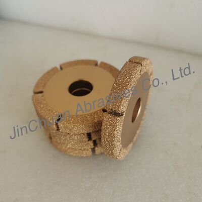 Brazing Diamond Grinding Wheel 76*10*20*10mm D35/40 Karmaşık ve hassas yapıların kaynaklanması için uygundur.