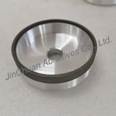 6A9 Rezin Bağlama CBN Dökme tekerleği 100*30T*20*3*10mm Islak Dökme B126