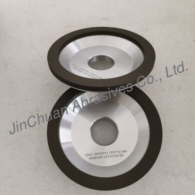 12A2 reçine bağlı elmas öğütme tekerleği 125*25T*31.75*6*12mm D91 ıslak öğütme