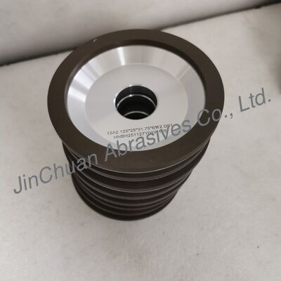 12A2 reçine bağlı elmas öğütme tekerleği 125*25T*31.75*6*12mm D91 ıslak öğütme