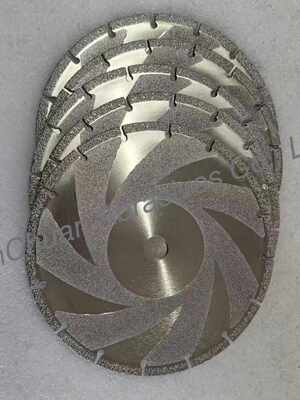 Elektroplatürlü elmas öğütme tekerlekleri, çapı 230mm, çamur numarası D35/40