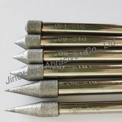 Çeşitli Boyutlarda Özel Kaplamalı Elmas Taşlama Uçları. Sert Metal İçin