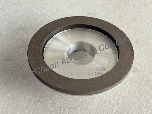 Karbid aletler için kullanılan 4A2 reçine elmas öğütme tekerleği, çapı 75 mm, çamur numarası D500