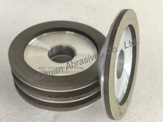 Karbid aletler için kullanılan 4A2 reçine elmas öğütme tekerleği, çapı 75 mm, çamur numarası D500