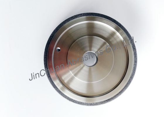 203.2mm * 22.23mm B213 / 8 "Ahşap-Mizer CBN Bileme Tekerlekleri / Elektrolizli CBN Tekerlek Için Şerit Testere Bileme