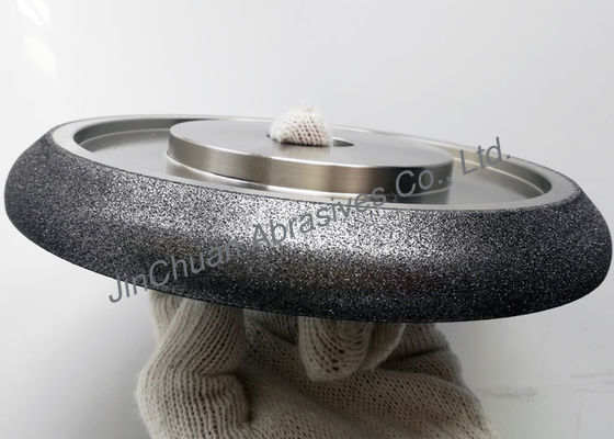 203.2mm * 22.23mm B213 / 8 "Ahşap-Mizer CBN Bileme Tekerlekleri / Elektrolizli CBN Tekerlek Için Şerit Testere Bileme