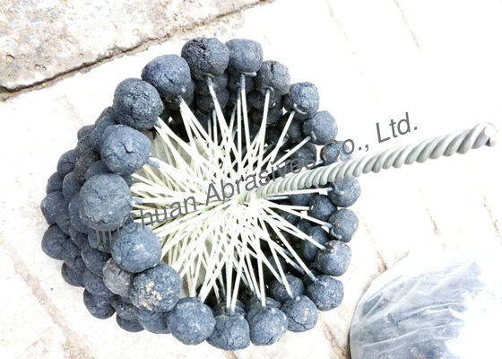 178mm Çaplı Silisyum Karbür Honlama Fırçası / Esnek Honlama Aletleri Çapakları gidermek için kullanılır