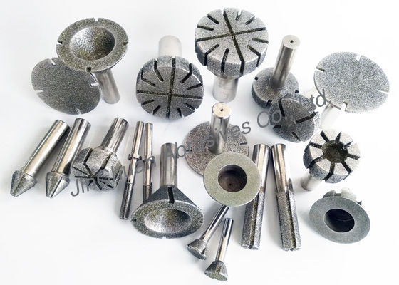 12mm Çap 50mm Uzunluk Yüzey Bitirme Elmas Taşlama Pimleri