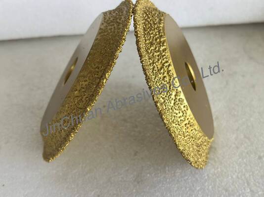 127 mm Lehimli Elmas Dökme Çarkı D20/25 Karbid Precision Dökme için Termal Zarar Özgür