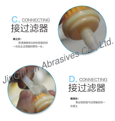 Cilt Güzellik İçin Paslanmaz Çelik Elmas Minyatür Masaj Küçük Elmas Dosyası