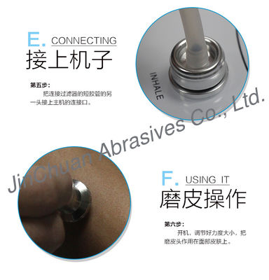 Cilt Güzellik İçin Paslanmaz Çelik Elmas Minyatür Masaj Küçük Elmas Dosyası