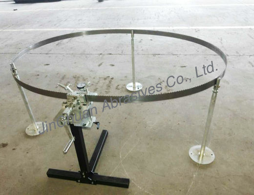 Ağaç İşleme İçin MF4050 Manuel Şerit Testere Bıçağı Ayarı Makinesi / Açık Makine