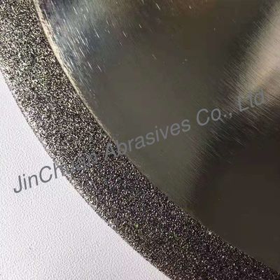 Elektrolizle CBN Kesme Tekerleği, 12 '' B50 Grit Öğütme yay çeliği