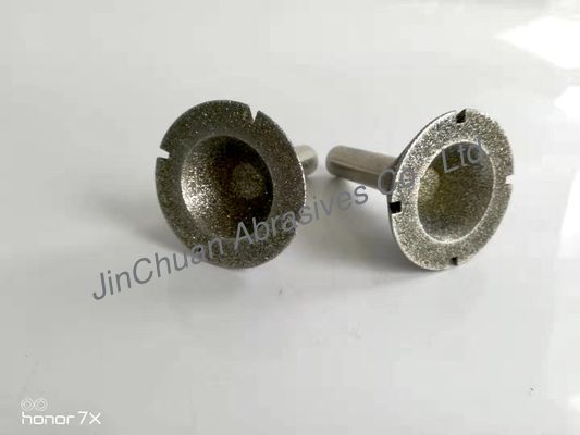 Konik Uzunluk 35mm Genişlik15mm Elmas Taşlama Kafası 100 Grit Aşınma Direnci