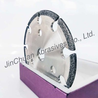 Yüksek Çalışma Verimliliği CBN Elmas Tekerlek Elektroliz Bond ISO Sertifikası