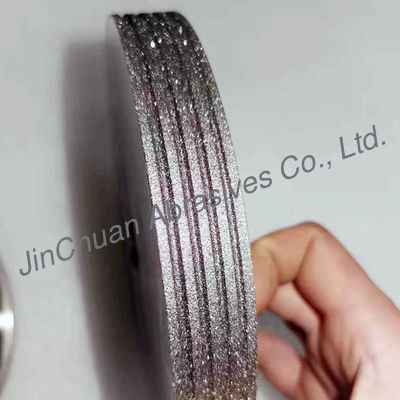 CBN Taşlama taşları, Bileme şerit testere, Dairesel, Koyu kahverengi Elektrolize taşlama taşı