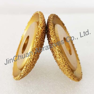 Dökme Demir Taşlama Lehimli D60mm CBN Elmas Disk / Üç taneciklik seçeneği 50 / 60.100 / 120.200 / 230