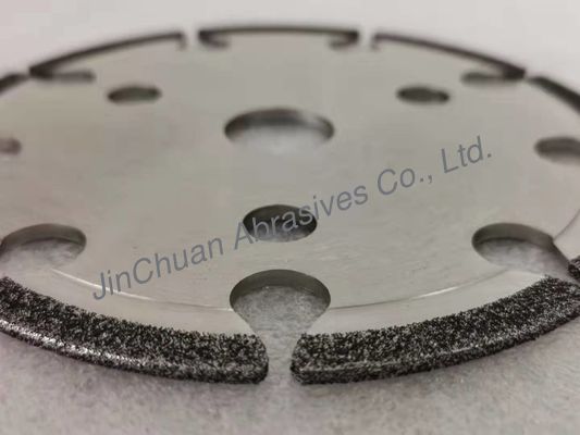 5 İnç Elektroliz CBN Taşlama Taşları B251 Kum Boyutu Cbn Öğütücü Kesme Diski